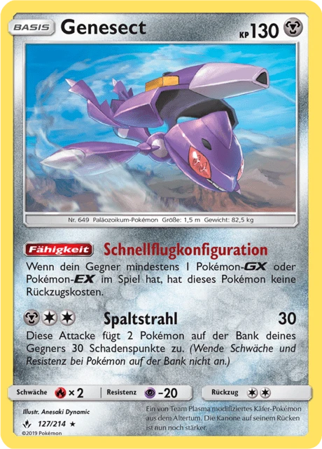 Genesect – Reverse Holo