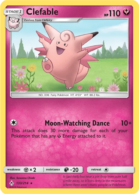 Clefable – Reverse Holo