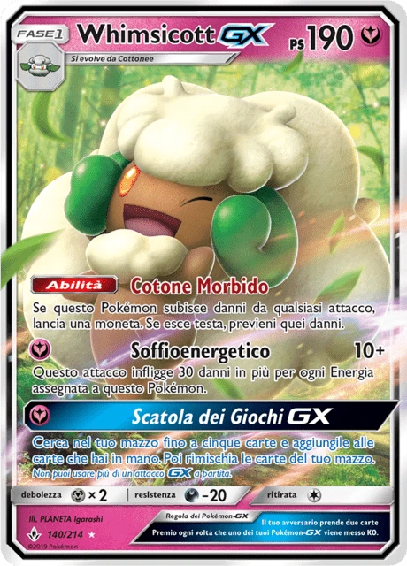 Whimsicott-GX – Holo