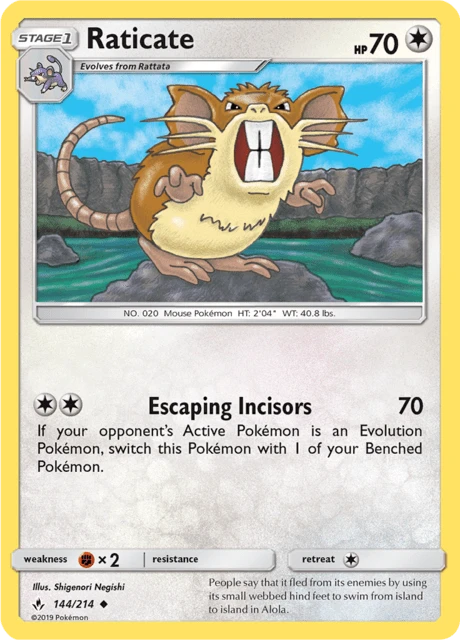 Raticate – Reverse Holo
