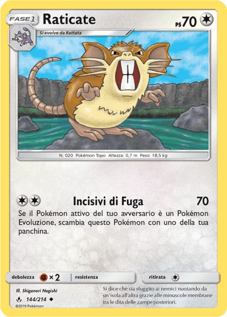 Raticate – Reverse Holo