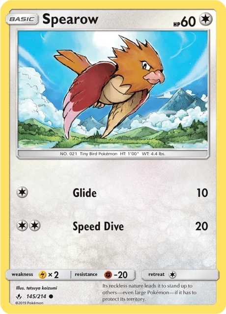 Spearow – Reverse Holo
