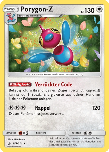 Porygon-Z – Reverse Holo