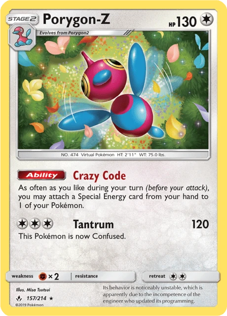 Porygon-Z – Reverse Holo
