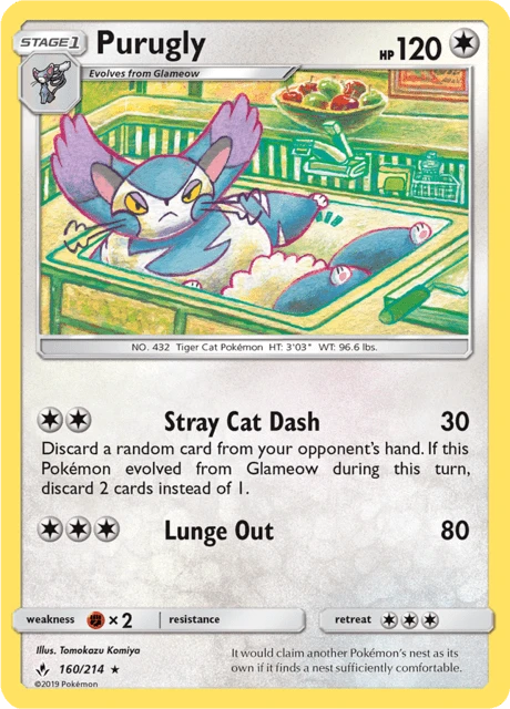 Purugly – Reverse Holo