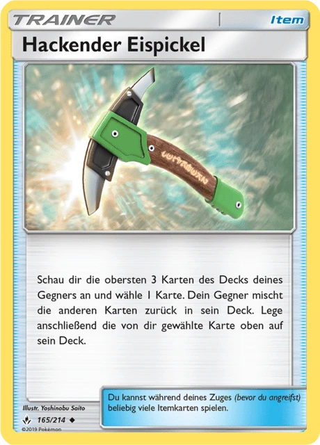 Hackender Eispickel – Normal