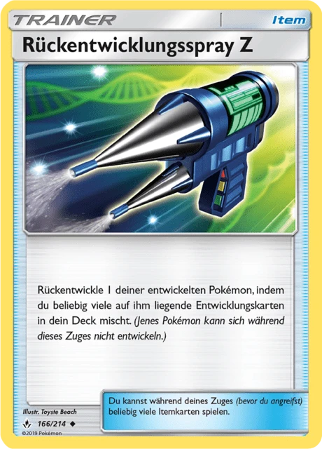 Rückentwicklungsspray Z – Normal