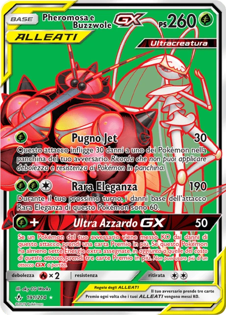 Pheromosa e Buzzwole-GX – Holo