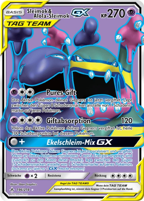 Sleimok & Alola-Sleimok-GX – Holo