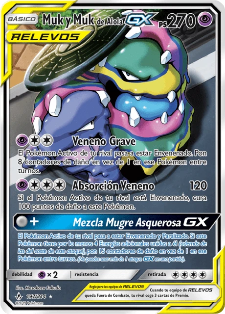 Muk y Muk de Alola-GX – Holo