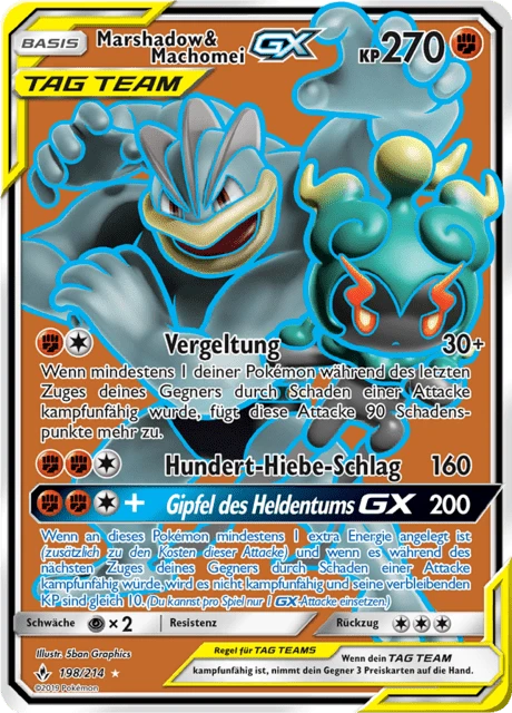 Marshadow & Machomei-GX – Holo