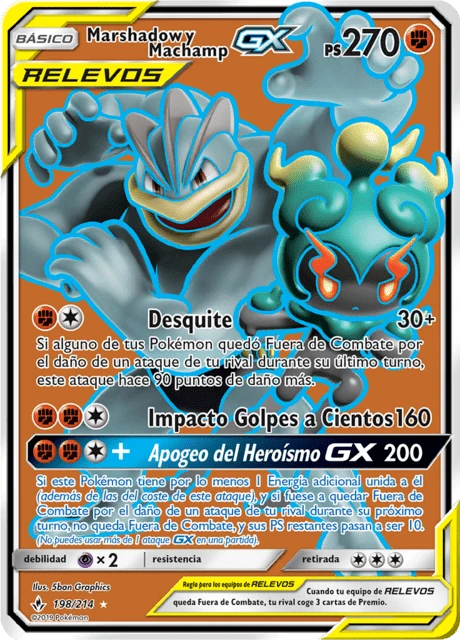 Marshadow y Machamp-GX – Holo