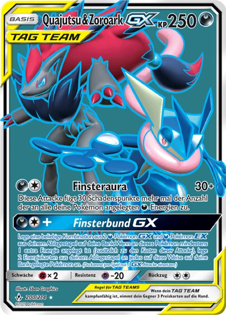 Quajutsu & Zoroark-GX – Holo