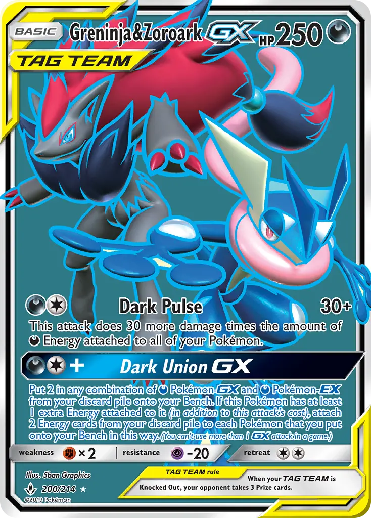 Greninja & Zoroark GX – Holo