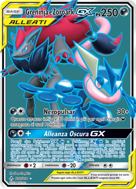 Greninja e Zoroark-GX – Holo