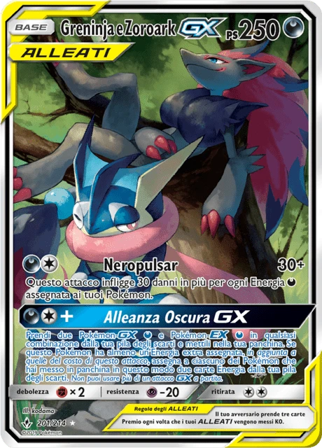 Greninja e Zoroark-GX – Holo