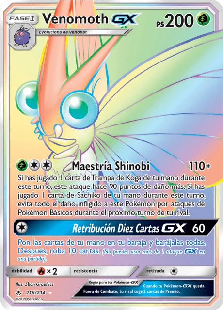 Venomoth-GX – Holo