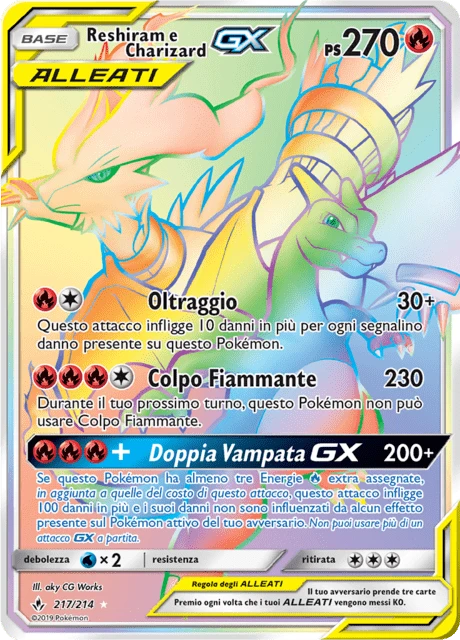 Reshiram e Charizard-GX – Holo