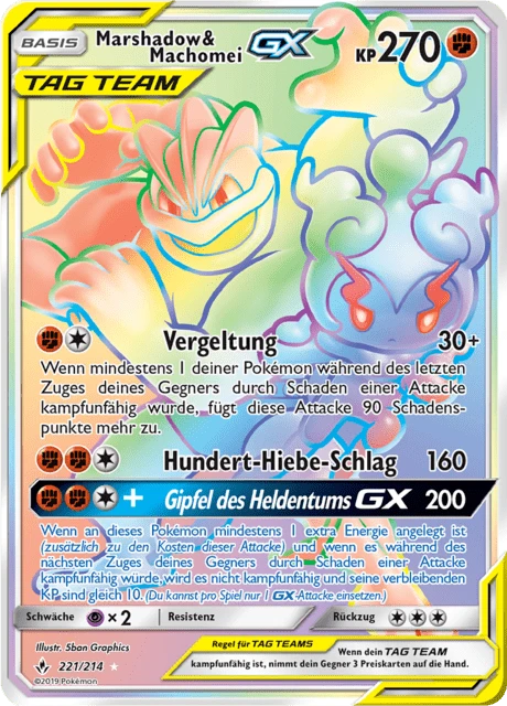 Marshadow & Machomei-GX – Holo