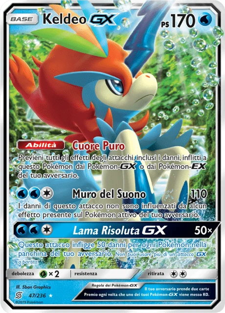 Keldeo-GX – Holo