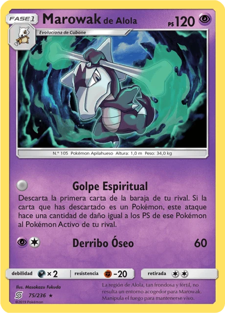 Marowak de Alola – Reverse Holo