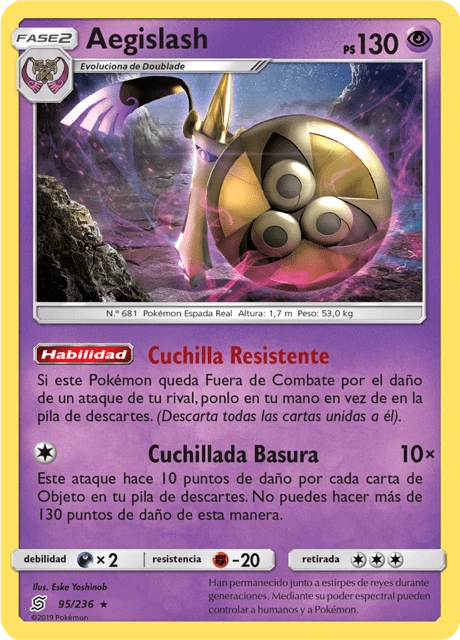 Aegislash – Reverse Holo