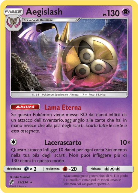 Aegislash – Reverse Holo