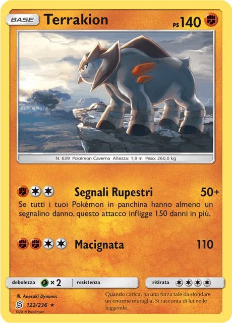 Terrakion – Reverse Holo