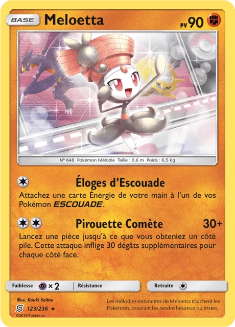Meloetta – Reverse Holo