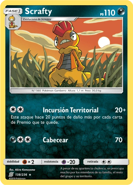 Scrafty – Reverse Holo