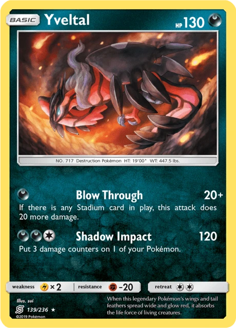 Yveltal – Reverse Holo