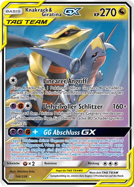Knakrack & Giratina-GX – Holo