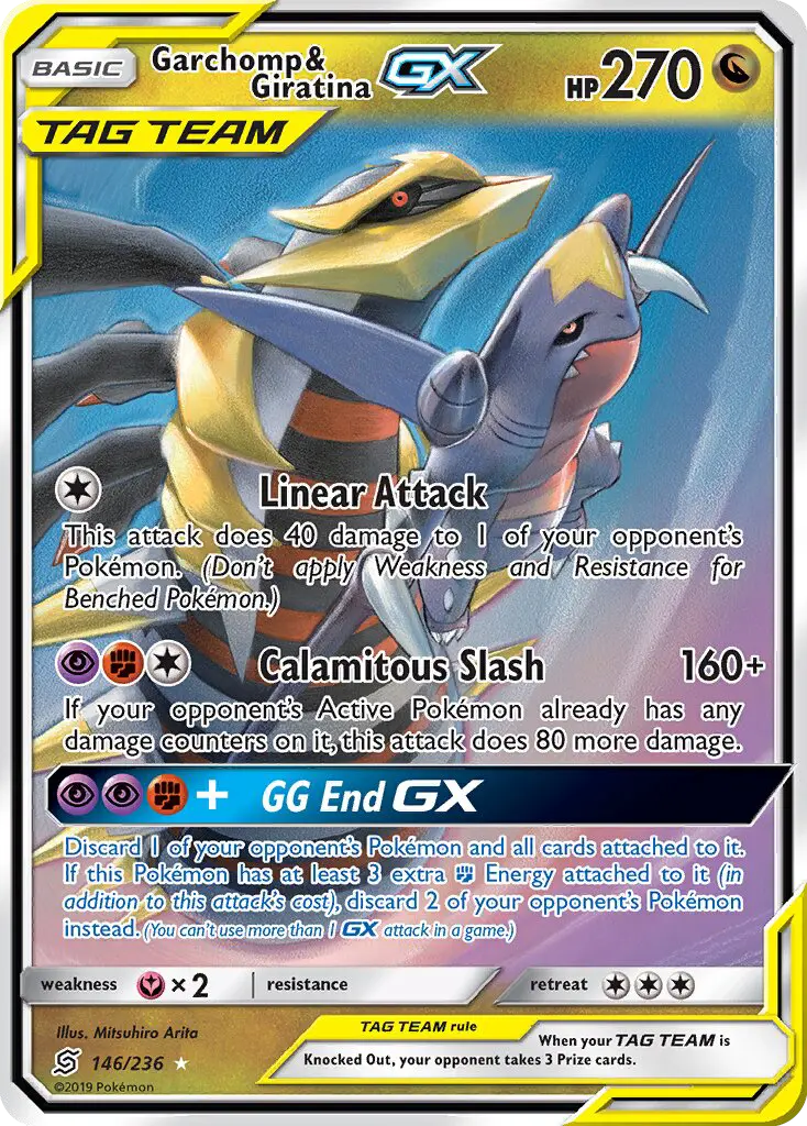 Garchomp & Giratina GX – Holo
