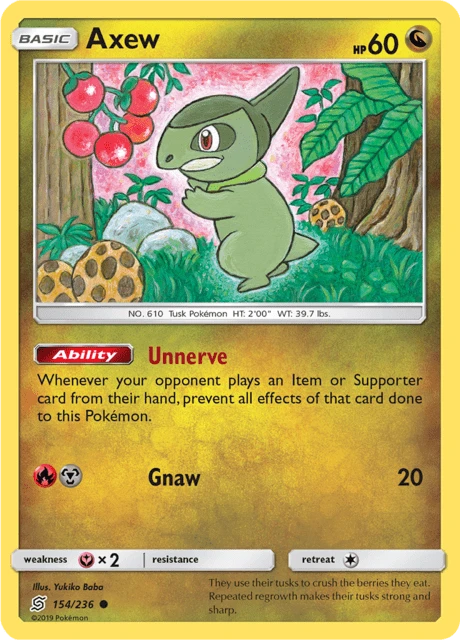 Axew – Reverse Holo