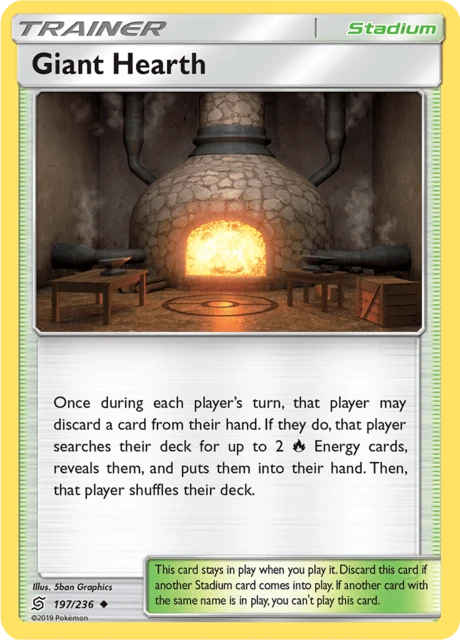 Giant Hearth – Reverse Holo