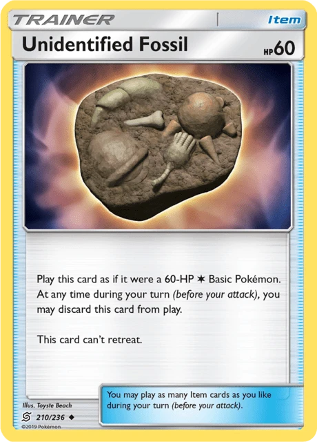 Unidentified Fossil – Reverse Holo