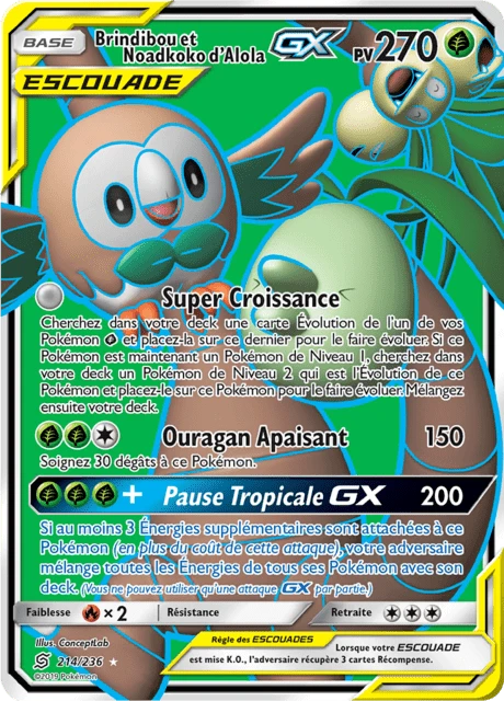 Brindibou et Noadkoko d'Alola-GX