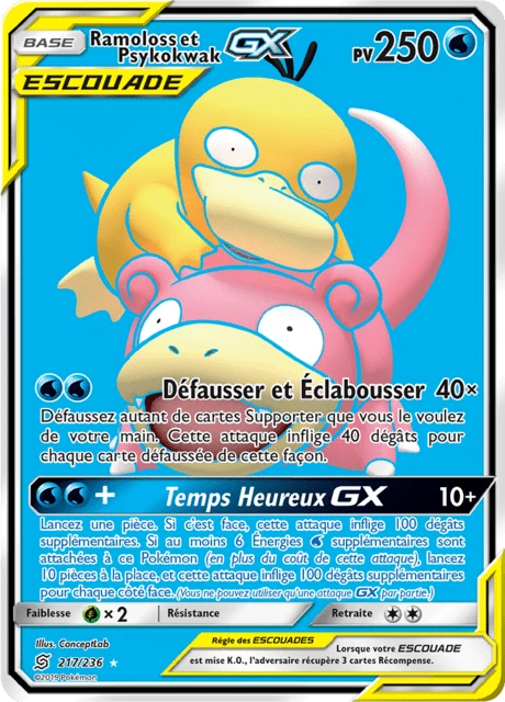 Ramoloss et Psykokwak-GX
