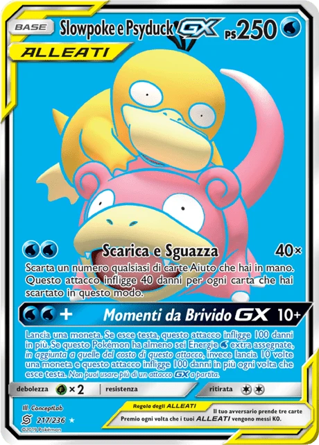Slowpoke e Psyduck-GX