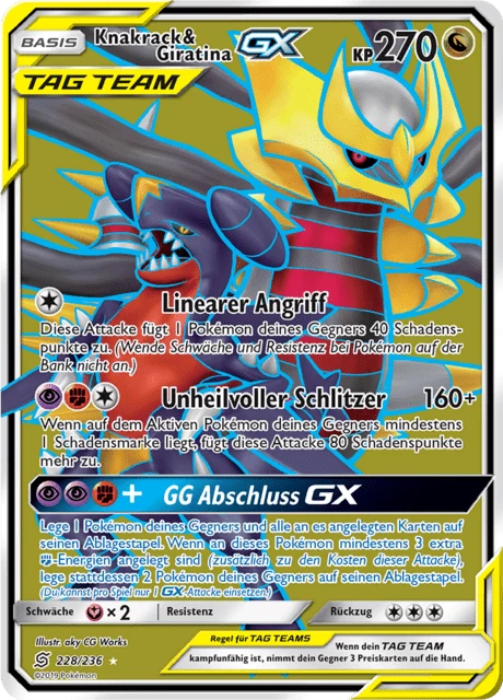 Knakrack & Giratina-GX – Holo