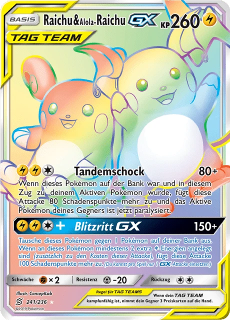 Raichu & Alola-Raichu-GX