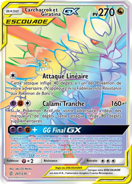 Carchacrok et Giratina-GX – Holo