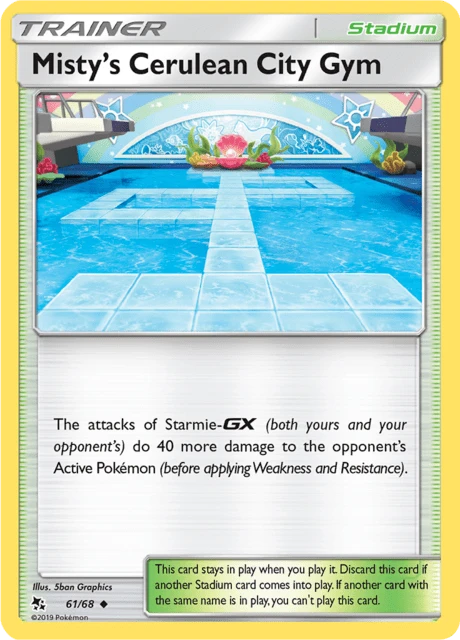 Misty’s Cerulean City Gym – Reverse Holo
