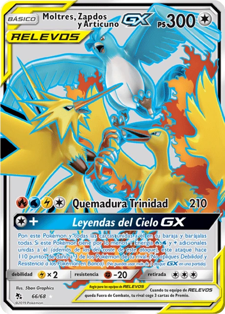 Moltres, Zapdos y Articuno-GX