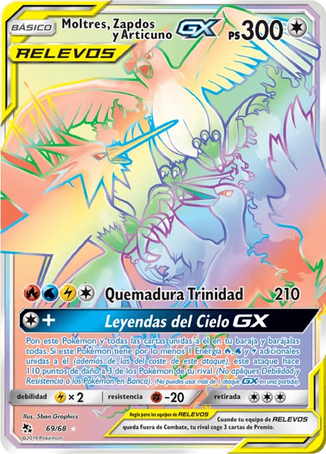 Moltres, Zapdos y Articuno-GX