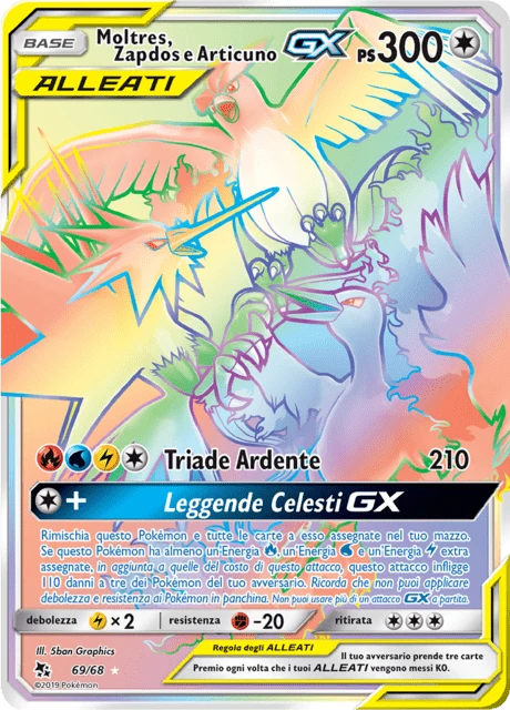 Moltres, Zapdos e Articuno-GX
