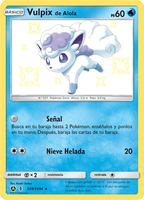 Vulpix de Alola – Holo