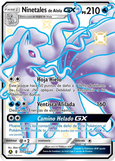 Ninetales de Alola-GX – Holo
