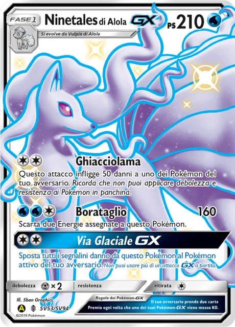 Ninetales di Alola-GX – Holo