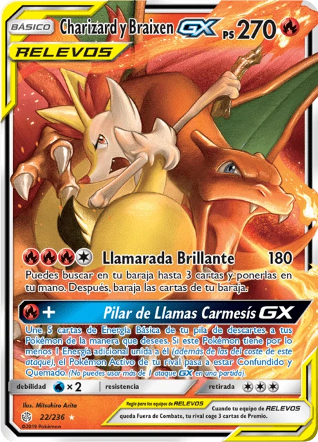 Charizard y Braixen-GX